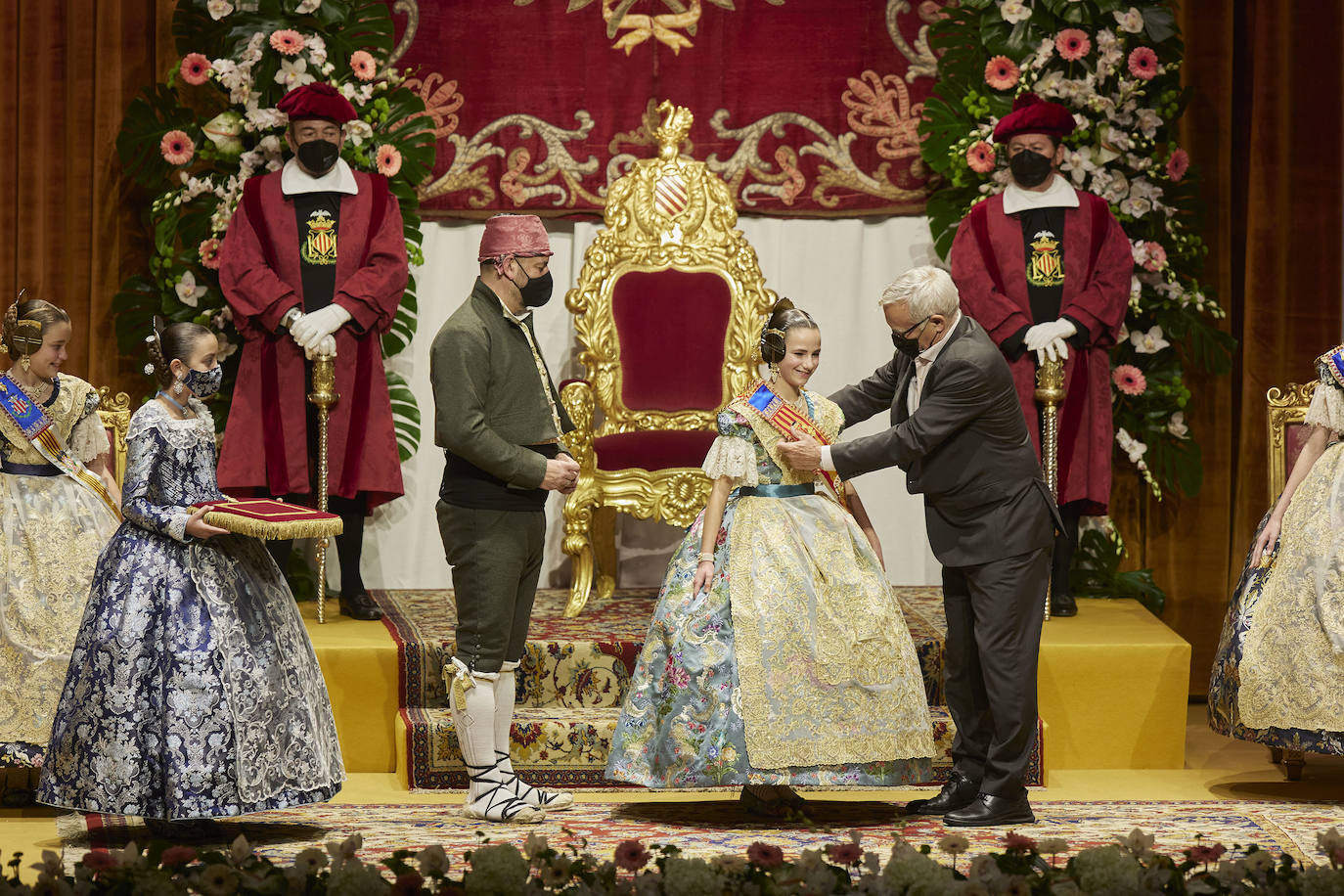 Fallas 2022: Exaltación de la fallera mayor infantil de Valencia, Nerea López