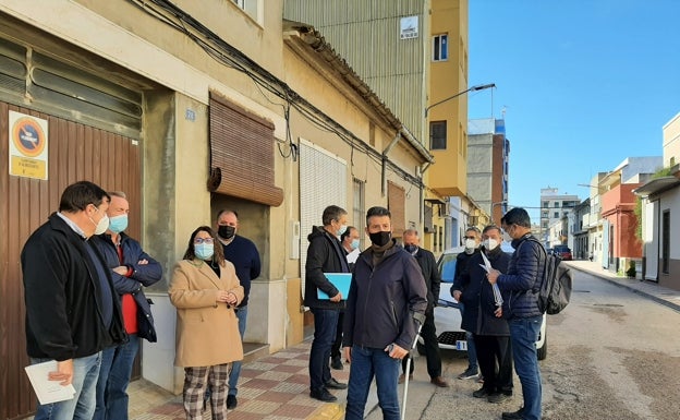 Almussafes retoma las obras del colector paralizadas desde hace once años