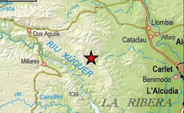 Terremoto en Millares de magnitud 2