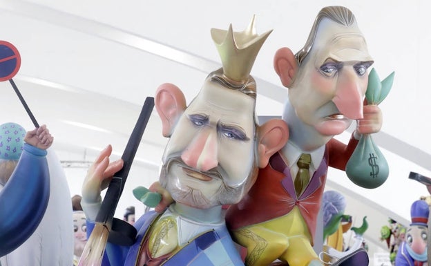 La Exposició del Ninot se ceba con el rey emérito, el tráfico en Valencia y el Covid