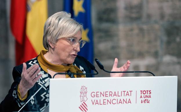 La consellera Ana Barceló, ingresada en el Hospital de Elda