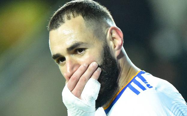 Benzema sigue entre algodones, a una semana de la visita al PSG