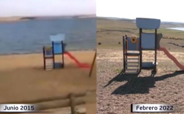 La playa que se ha quedado sin agua