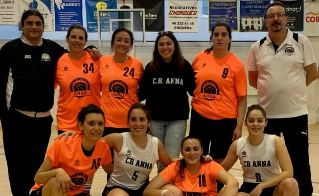 Los equipos séniors del Club Baloncesto Anna caen en casa en la última jornada liguera