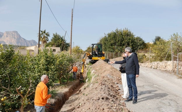 L'Alfàs del Pi acomete el ensanche del Camí del Pinar