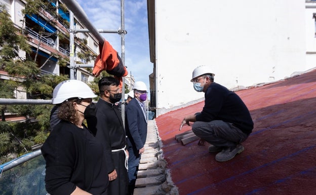 Gandia repara los daños que generó Gloria en enero de 2020 en la iglesia del Beato