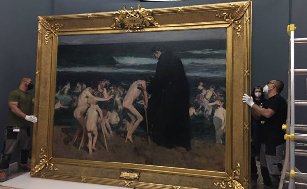 Una obra maestra de Sorolla deja Valencia y viaja a Milán