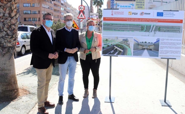 Las obras de soterramiento de la avenida Berniardá en el paso a nivel del TRAM arrancarán tras el verano