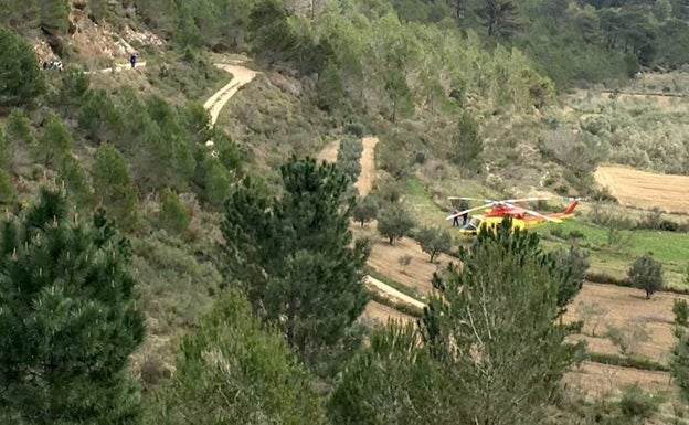 Un hombre de 50 años muere cuando hacía senderismo en Tárbena