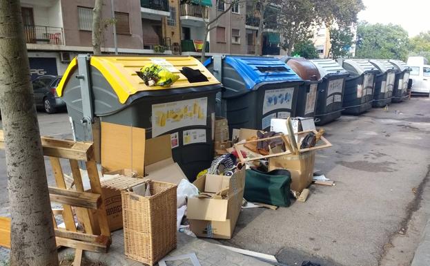 Un «vertedero urbano» en Valencia