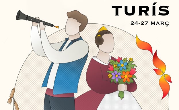 La ofrenda, la música y la pólvora destacan en el cartel de Fallas de Turís