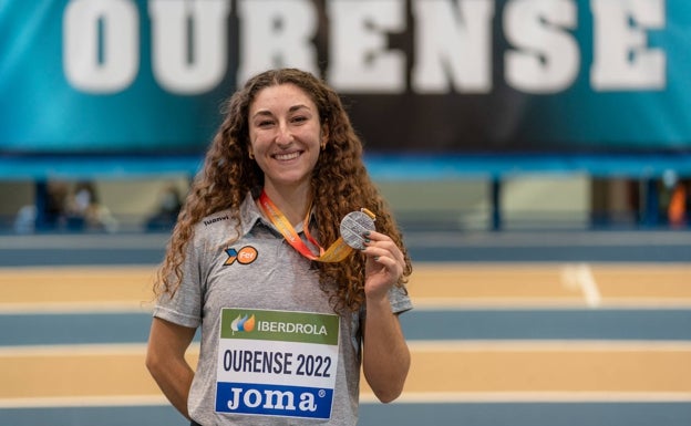 Claudia Conte logra una medalla de plata en el Campeonato de España que no le colma