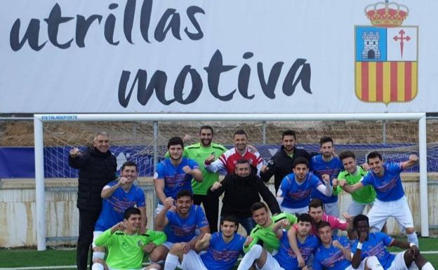 El último gesto de apoyo del Utrillas al Valencia antes de la vuelta de semifinales de Copa del Rey