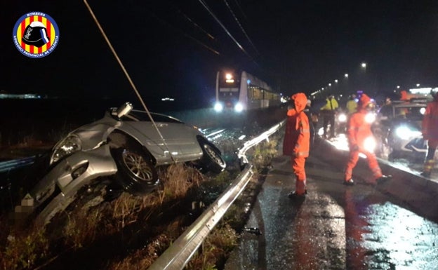 Interrumpida la circulación de metro entre Alberic y l'Alcúdia por un accidente de tráfico