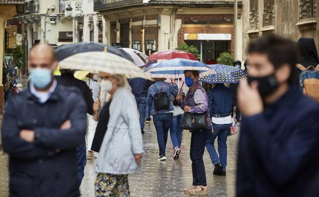 Las lluvias fuertes llegan este domingo a Valencia