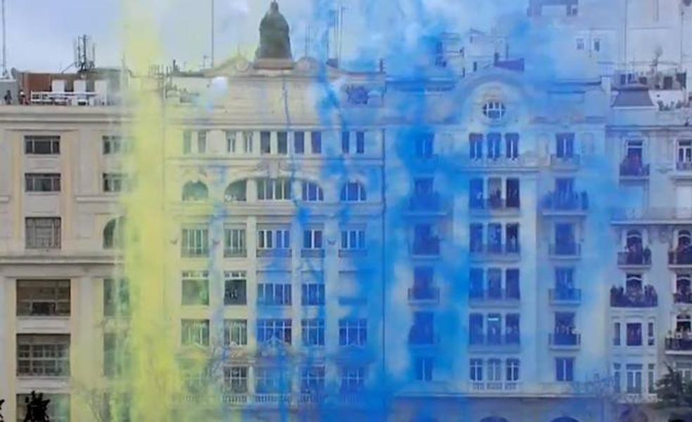 La mascletà ruega por Ucrania