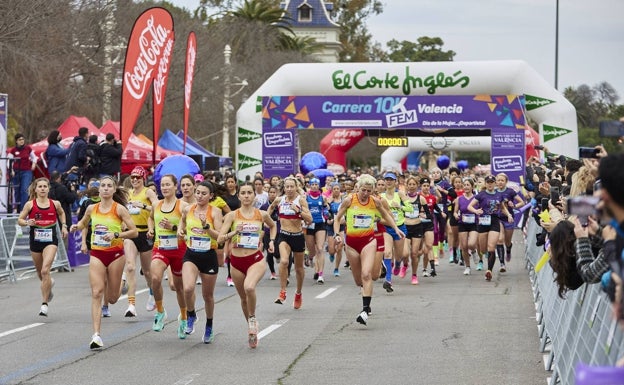 La triatleta Noelia Juan se impone en la 10K femenina de Valencia