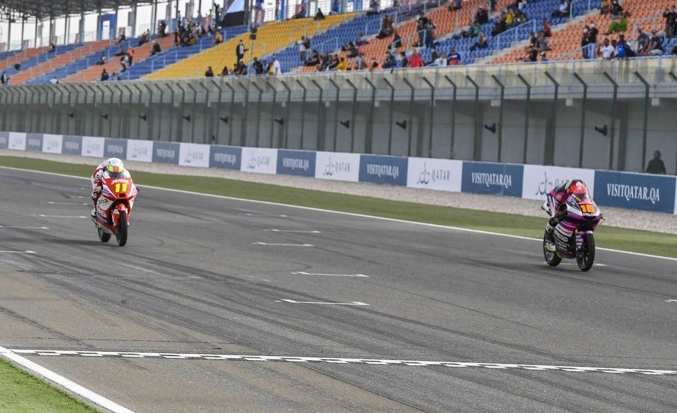 El cabreo de Aspar pese al podio en la primera carrera del Mundial