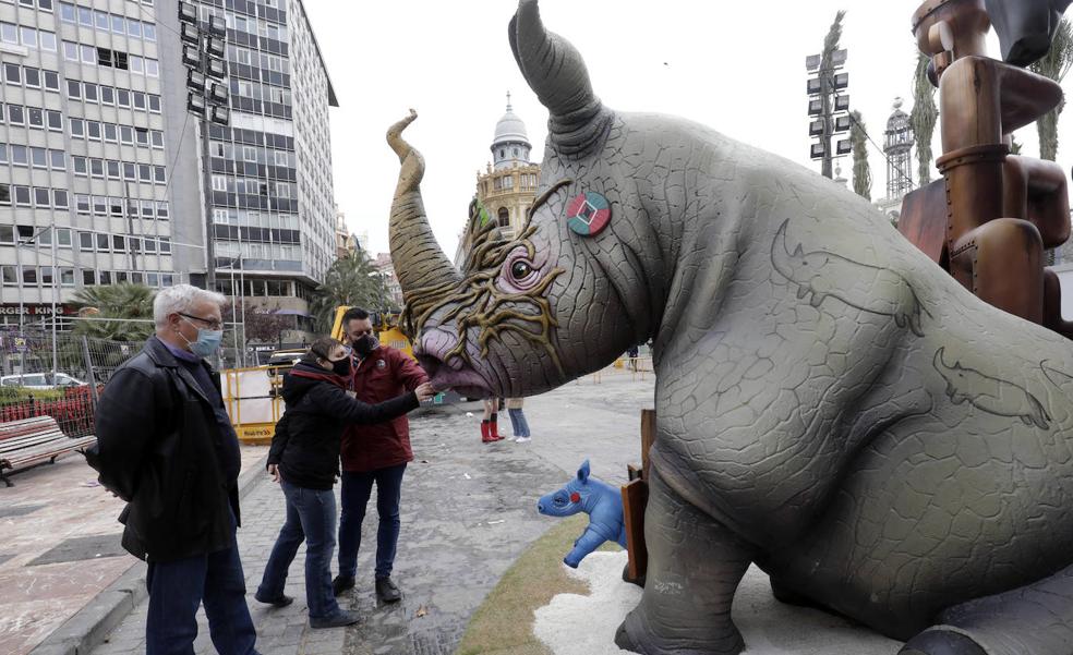 «La falla es un homenaje a las especies en peligro de extinción»