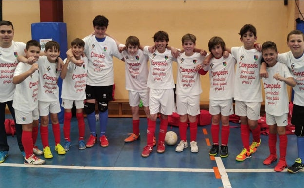 Paidos se proclama campeón del grupo 1 de la liga provincial alevín