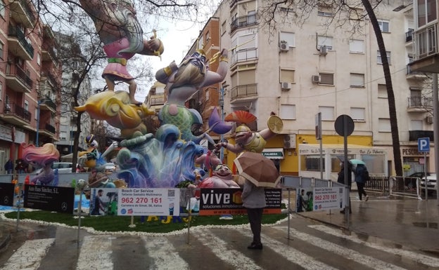 'Celia' no da tregua al colectivo fallero en Xàtiva