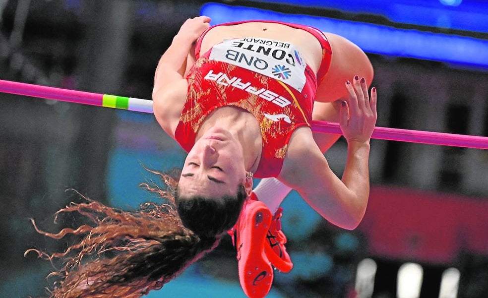 Claudia Conte se supera