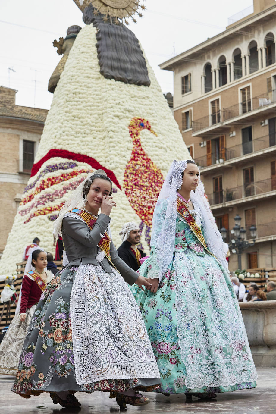 Un recorrido por los mantos de la Ofrenda de Fallas de los últimos años