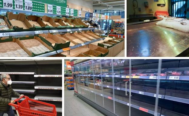 Los alimentos que más se están comprando en los supermercados por el miedo a que se agoten