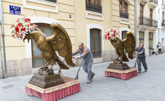 La estación del Norte acogerá las rocas del Corpus