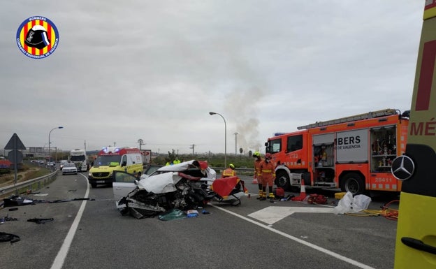 Muere un hombre de 48 años en un accidente de tráfico en Xeresa