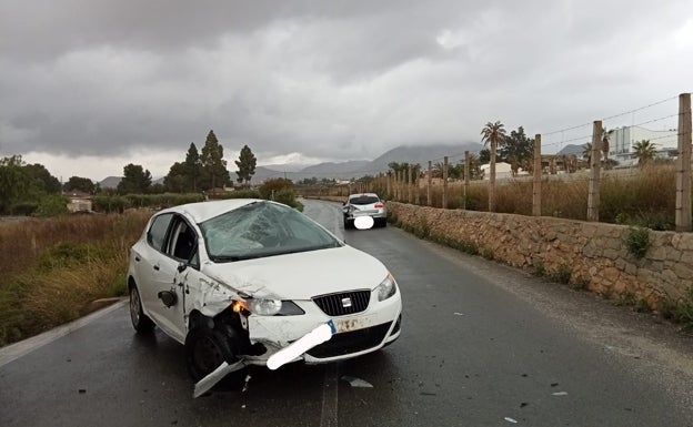 Un conductor drogado causa un accidente múltiple en Petrer