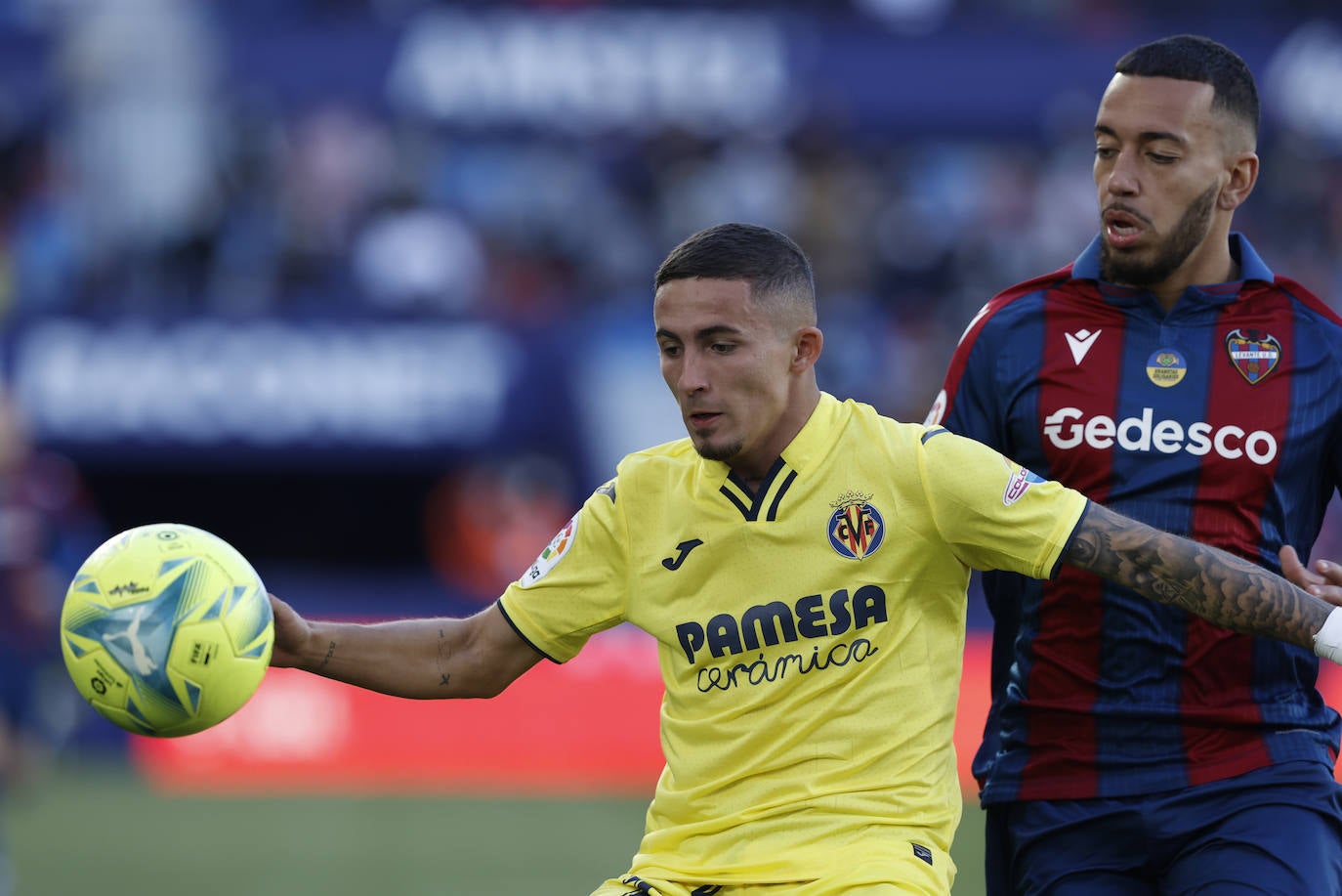 Las mejores imágenes del Levante UD-Villarreal CF