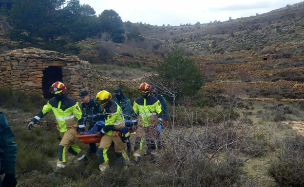 Dos muertos al estrellarse en Teruel una avioneta que había despegado del aeródromo de Vinaròs
