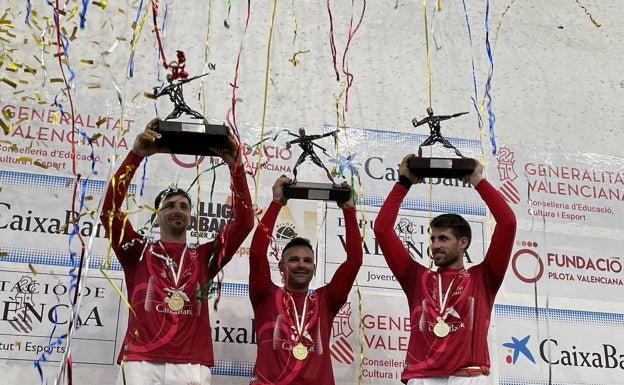 Puchol II, Santi y Carlos, campeones de la Lliga de escala i corda