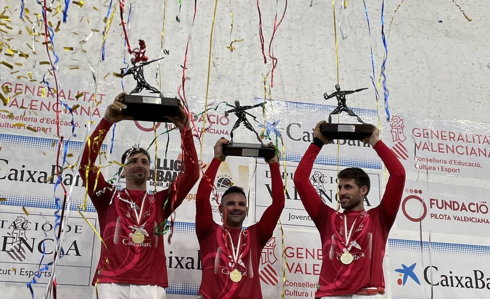 Puchol II, Santi y Carlos, campeones de la Lliga de escala i corda