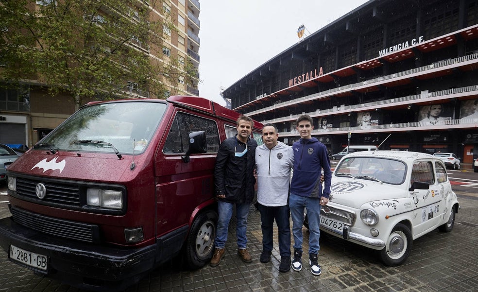 La clásica caravana hacia la final de Copa