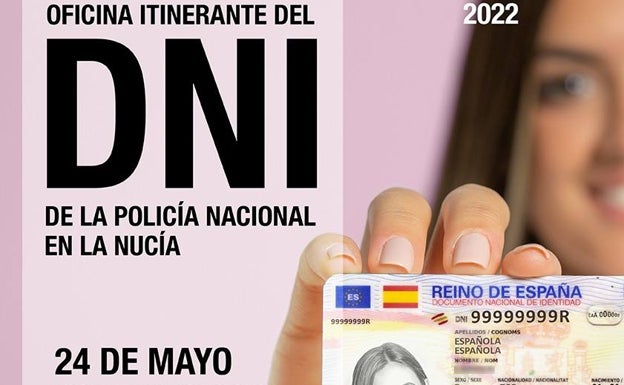 La oficina itinerante del DNI regresa a La Nucía el 24 de mayo