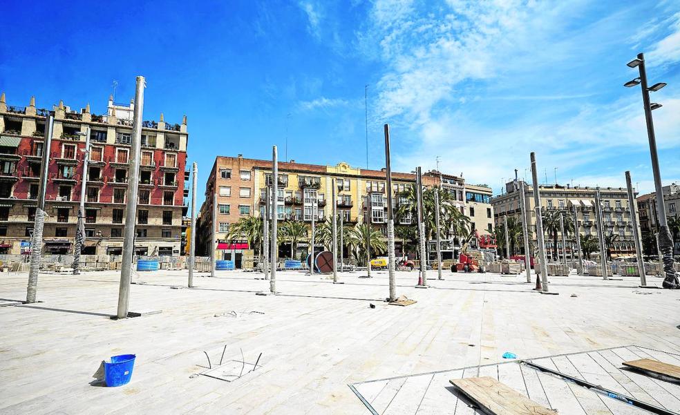 La nueva cara de la plaza de la Reina de Valencia