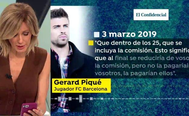 El rey Juan Carlos contacta con Susanna Griso en directo para aclarar el rumor sobre Piqué: «Desmiéntelo categóricamente»