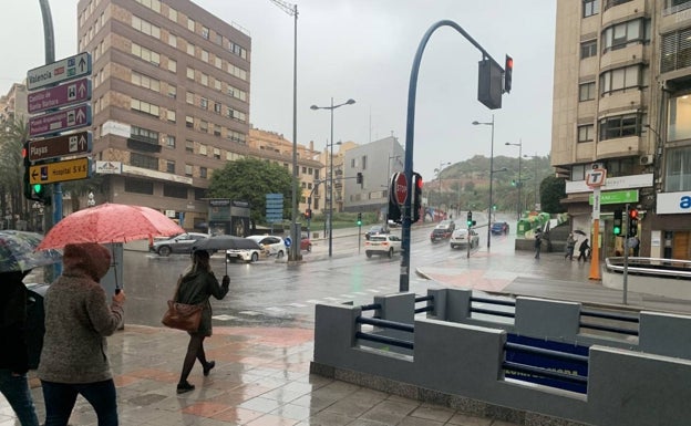 El temporal deja lluvia, granizo y nieve en la provincia de Alicante