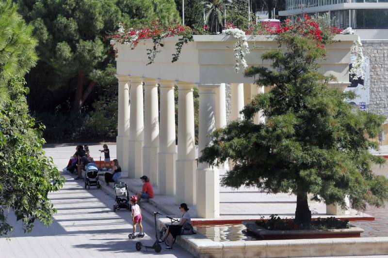 El 35 aniversario de los Jardines del Turia se celebra con dos tramos por rehabilitar y el parque de Desembocadura pendiente