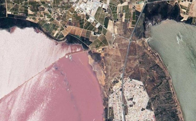 La NASA comparte las vistas desde el espacio de las lagunas de Torrevieja