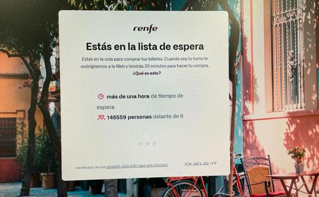 Miles de usuarios colapsan la web de Renfe para comprar billetes de AVE a 15 euros