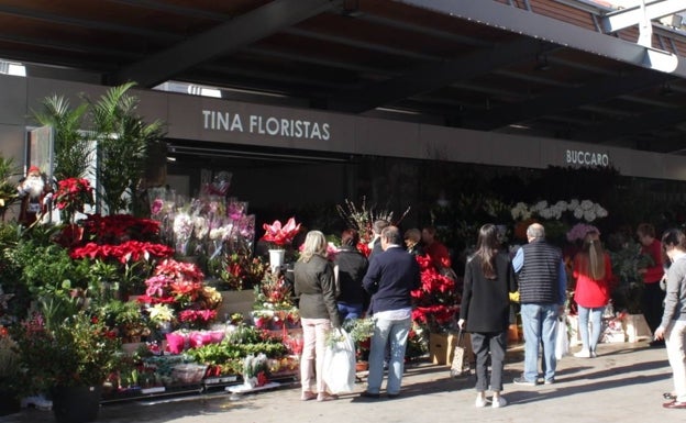 Los puestos de flores del Mercado Central abrirán el Día de la Madre