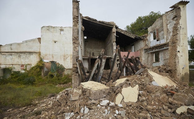 La alquería del Rey entra en la Lista Roja del Patrimonio tras su desplome