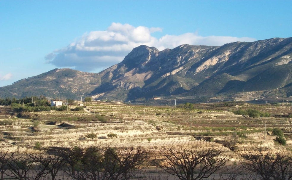 Hasta la cumbre de Benicadell desde Beniatjar