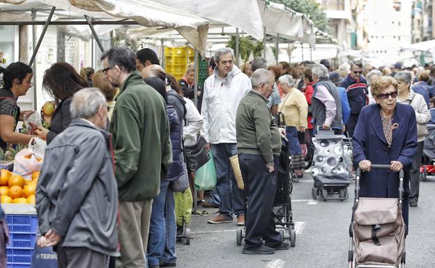 Los mercadillos de Alicante cambian de día esta semana