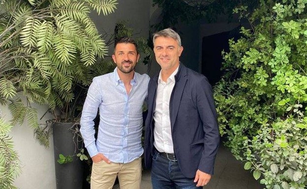 David Villa y Piojo López, amistad en el nombre del gol y del Valencia