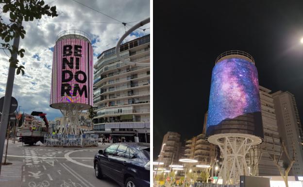 El tecnohito de Benidorm: así es el nuevo icono de 20 metros