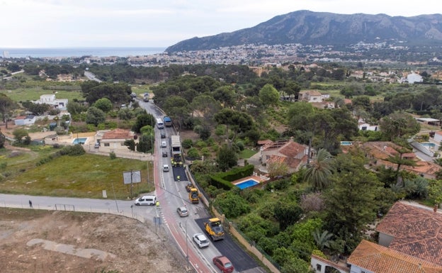 El asfaltado del Camí de la Mar marca el inicio de las obras de mejora de la conexión entre l'Alfàs y l'Albir